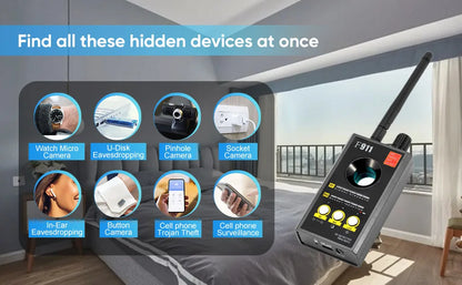 F911 Hidden Camera Detectors, Anti Spy Camera Finder, GPS Tracker Detectors, Bug & Hidden Devices Detector