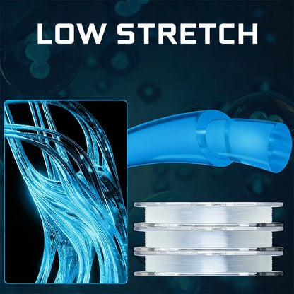 Thornsline 300m 100% Fluorocarbon Coating Fishing Line Japan Super Strong Sinking Monofilament Leader Abrasion Resistant Wire