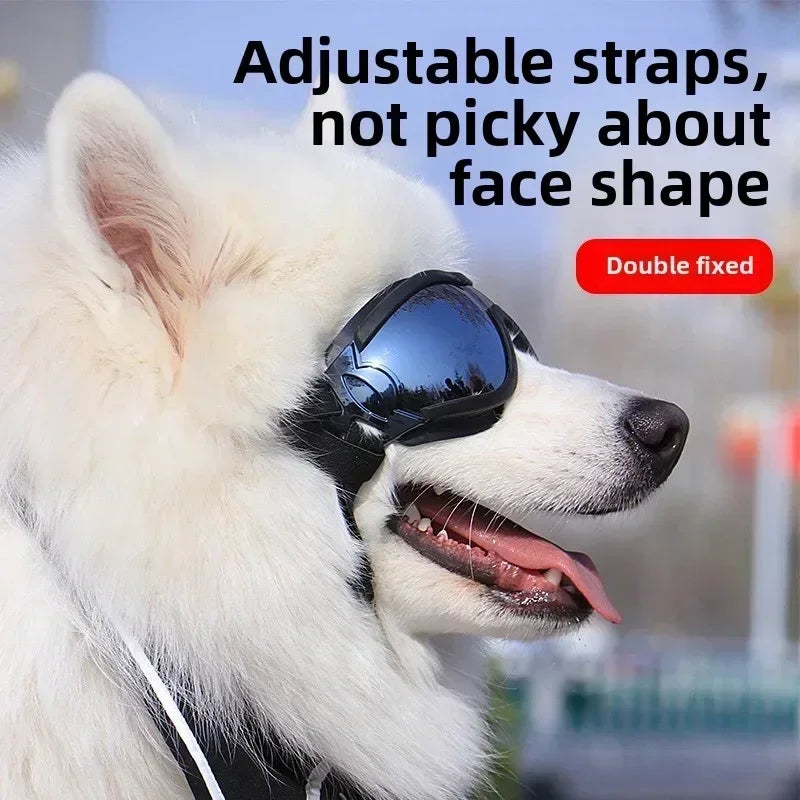 Pet Dog Goggles UV Sunglasses Windproof Snowproof Eye Protection Glasses for Small Medium Large Dogs Cat Universal    Dog Stuff