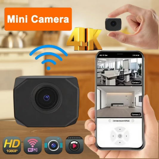 4K HD WiFi Säkerhetskamera för Hemmet Mini Smart Inomhus IP Övervakning