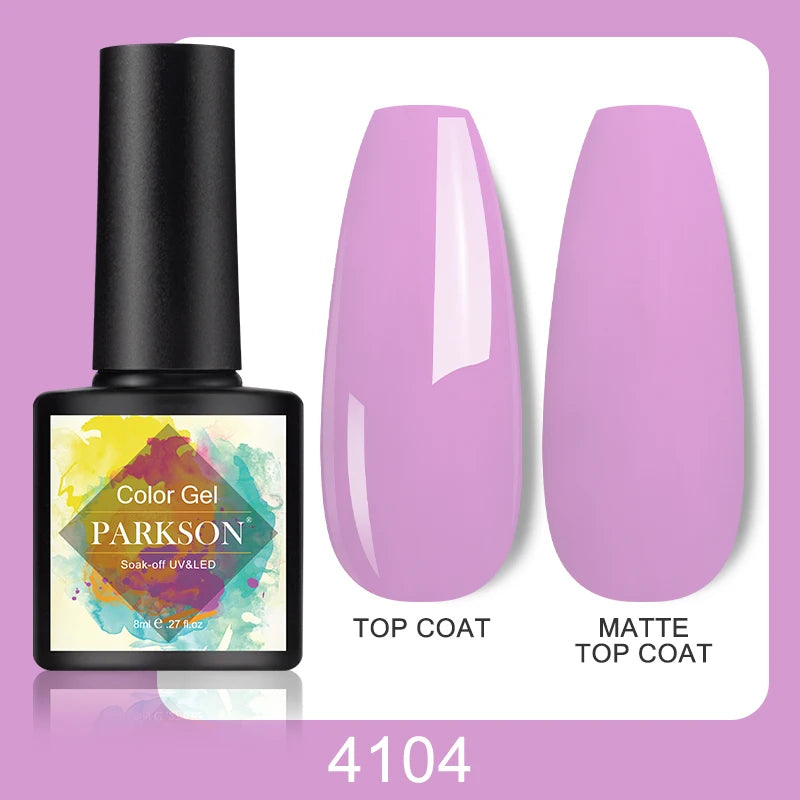 Parkson No Wipe Top Base Coat Nail Gel polish Design Enhancer Varnish Semi Permanent Soak Off UV LED Nail Art Tool