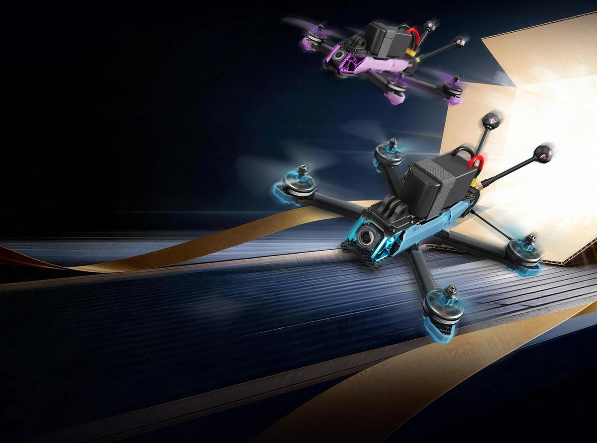 Axisflying Manta 5 SE DC V2 6S FPV Drone Analog/O4 Dual Version Built-in GPS Long Range Freestyle High Stability Durable 5 Inch