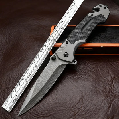 Outdoor Folding Knife - High Hardness Steel Blade, Sharp And Compact, Perfect For Carrying Around, Suitable For Camping And Surv