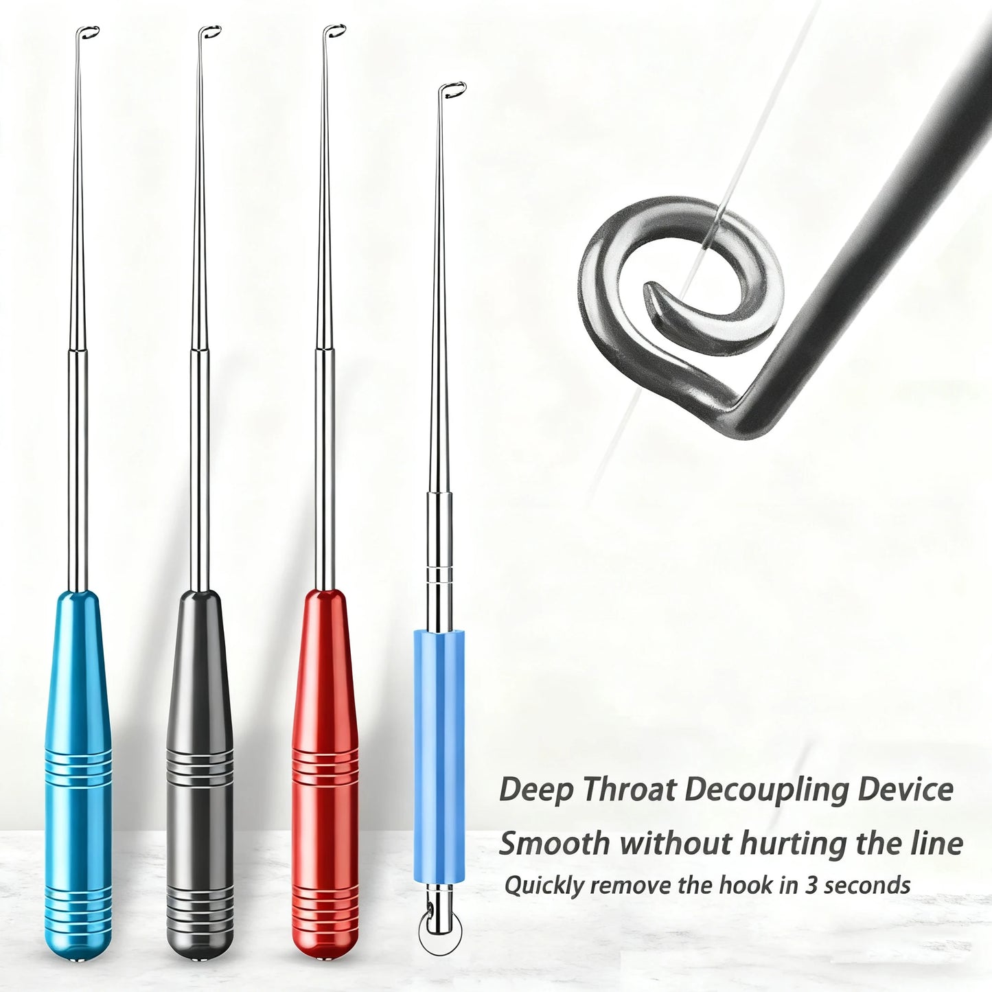 Stainless Steel Fishing Hook Remover Tools Detacher Extractor Rapid Decoupling Fishing Hook Detacher Remover Portable Tools