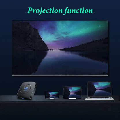 6K Android 10.0 TV BOX 4GB RAM 64GB ROM H616 Quad Core 2.4G/5G Wifi 6K Media Player Set Top Box