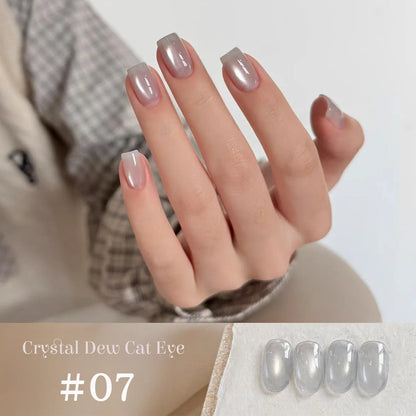 1-12pcs SHAKA Autumn Tanhua Cat Eye Pink Transparent Color Gel Nail Polish 2026 New Simple And Generous Halloween Nail Gel