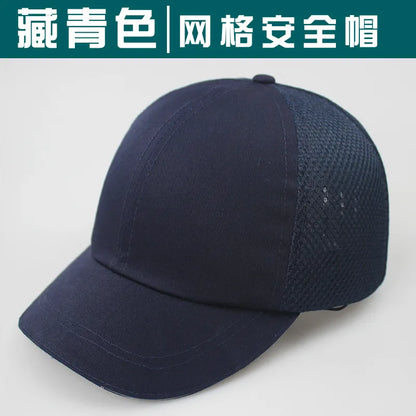Bump Hat for Safety Baseball Cap Style Hard Hats for Adult Men Women Breathable Lightweight for Head Protection Short Brim
