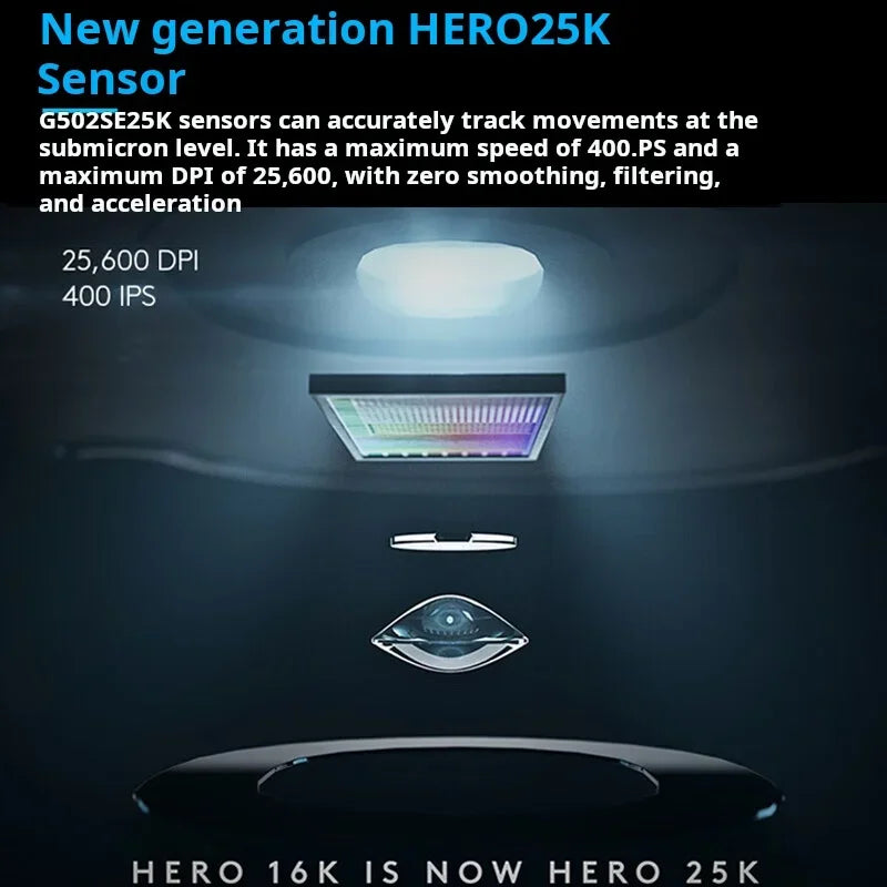 Logitech G502 HERO Cable Game Mouse E-Sports Eating Chicken Mechanical Mouse RGB Light Can Be Balanced To Eat Chicken Macro Prog