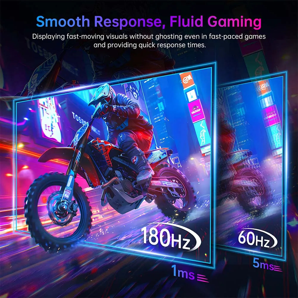 KTC H24F8 Gaming Monitor 23,8" – Fast IPS 180Hz 1ms HDR10 FreeSync 99% sRGB VESA EU-lager