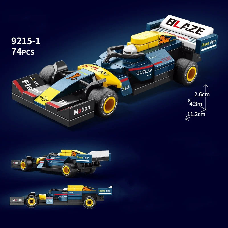 MOC Racerbil Byggklossar – LEGO-kompatibel ABS Rally Supersportbil 12 Modeller CE EN71 Jul Present 14+ år 2026