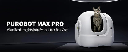 PETKIT PUROBOT MAX PRO självrengörande kattlåda med kamera och appstyrning