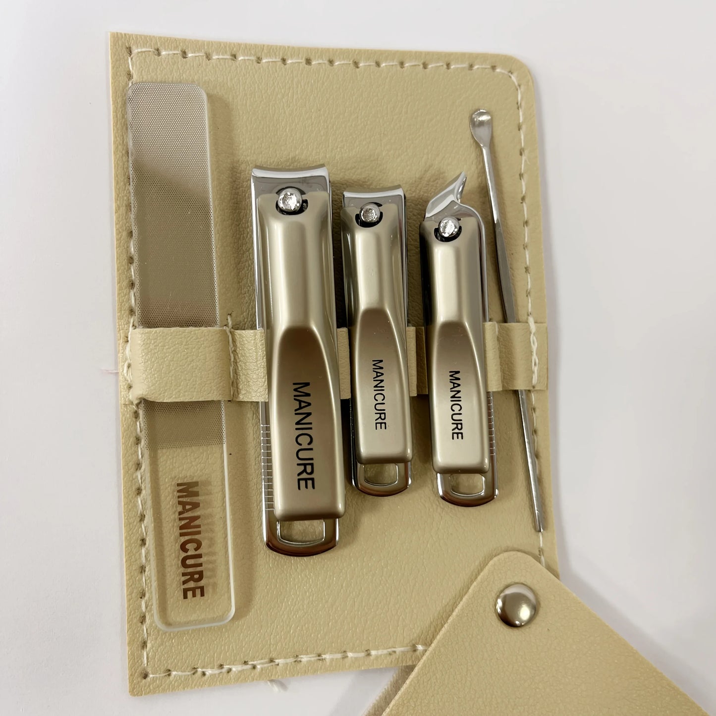 10/5/1pcs Professional Manicure And Pedicure Kit  Includes Nail Clipper Nail File And Ear Pick Portable Storage Case Tool