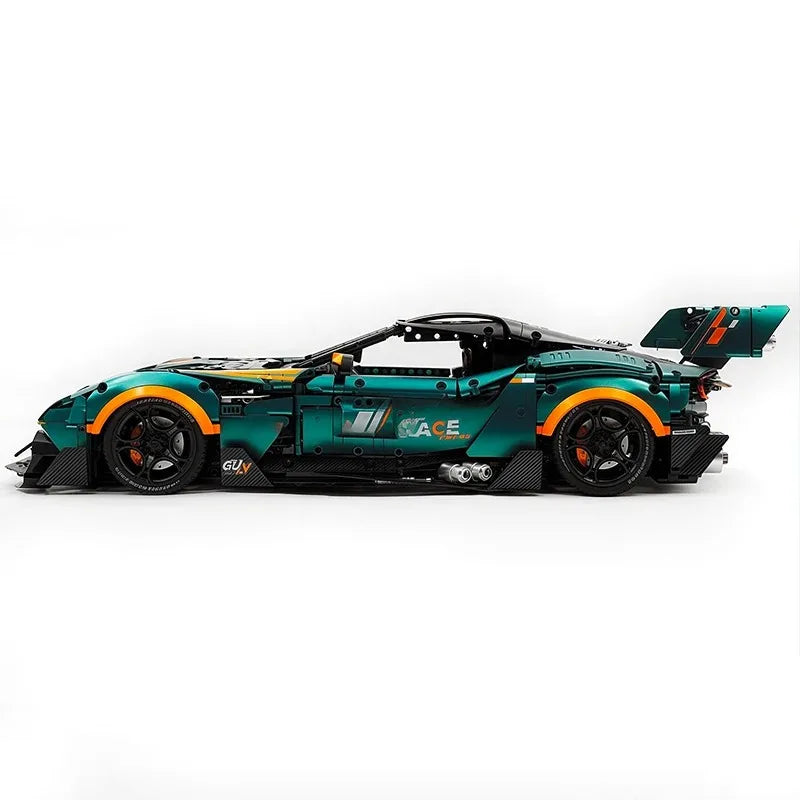 Barweer 10647 sportbil – byggsats 1:8 med eller utan motor, utan kartong