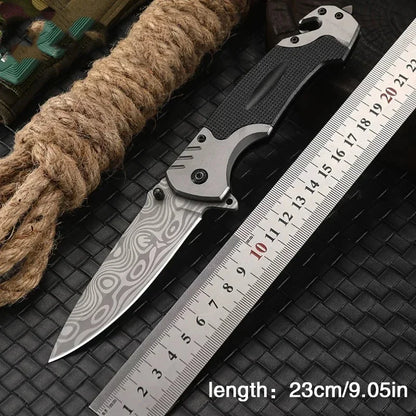 Outdoor Folding Knife - High Hardness Steel Blade, Sharp And Compact, Perfect For Carrying Around, Suitable For Camping And Surv
