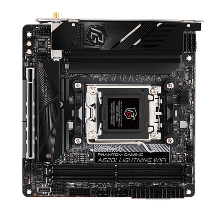 AM5 DDR5 Mini-ITX Motherboard ASROCK A620I LIGHTNING WIFI CPU Ryzen 7 7800X3D 9 7950X 9 7900X 7 7700X 5 8600G 5 9600X M.2 SATA 3
