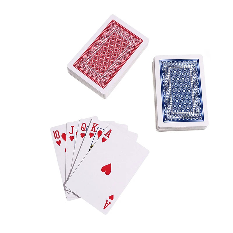 Pokerspel och kortspel med 54 delar