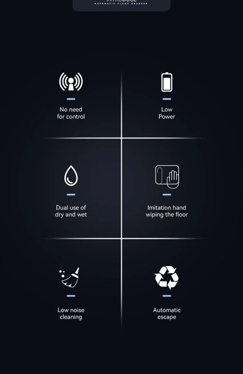 Smart Robot Vacuum Cleaner Dry Wet Sweeping Rotary Floor Mopping Air Humidifying Spray USB Charging Cleaning Robot