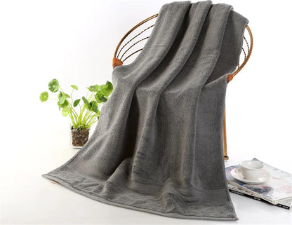 100% Pure Cotton Towel, High-Quality Bath Towel, 5-Star Hotel Thick Beach Towel, Softer 70x140cm Thick Bath Towel