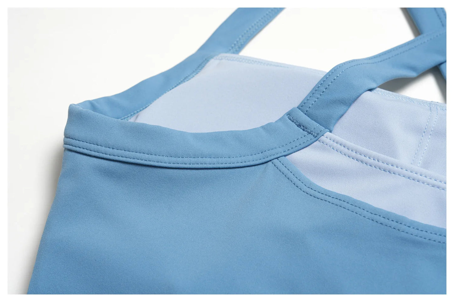 Women Criss Cross Back Yoga Tank Top Push Up Sports Bra Fitness Running Workout Gym Vest Color Block Sport Underwear Crop Top