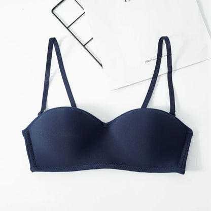 Women Invisible Bra Strapless Bralette 1/2 Cup Women's Underwear Sexy Lingerie Female Seamless Party Wedding Bras
