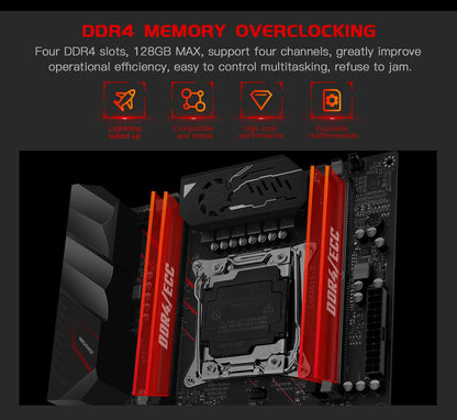 MACHINIST X99 MR9A PRO MAX Motherboard Support TPM2.0 LGA 2011-3 Intel Xeon E5 V3&V4 CPU DDR4 RAM Memory NVME/SATA USB3.0 ATX