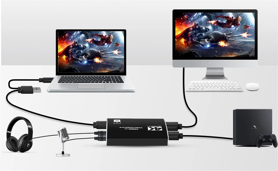 ZY-HC30A USB 3.0 HDMI-capture card – 4K/60 input och 1080p/60