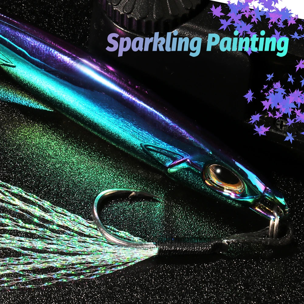 Metal Jig Fishing Lure 10g 20g 30g 40g Shore Casting Swimbait Spoon Spiner Laser LAKE Pesca Ocean Tackle Wobbler Artificial Bait