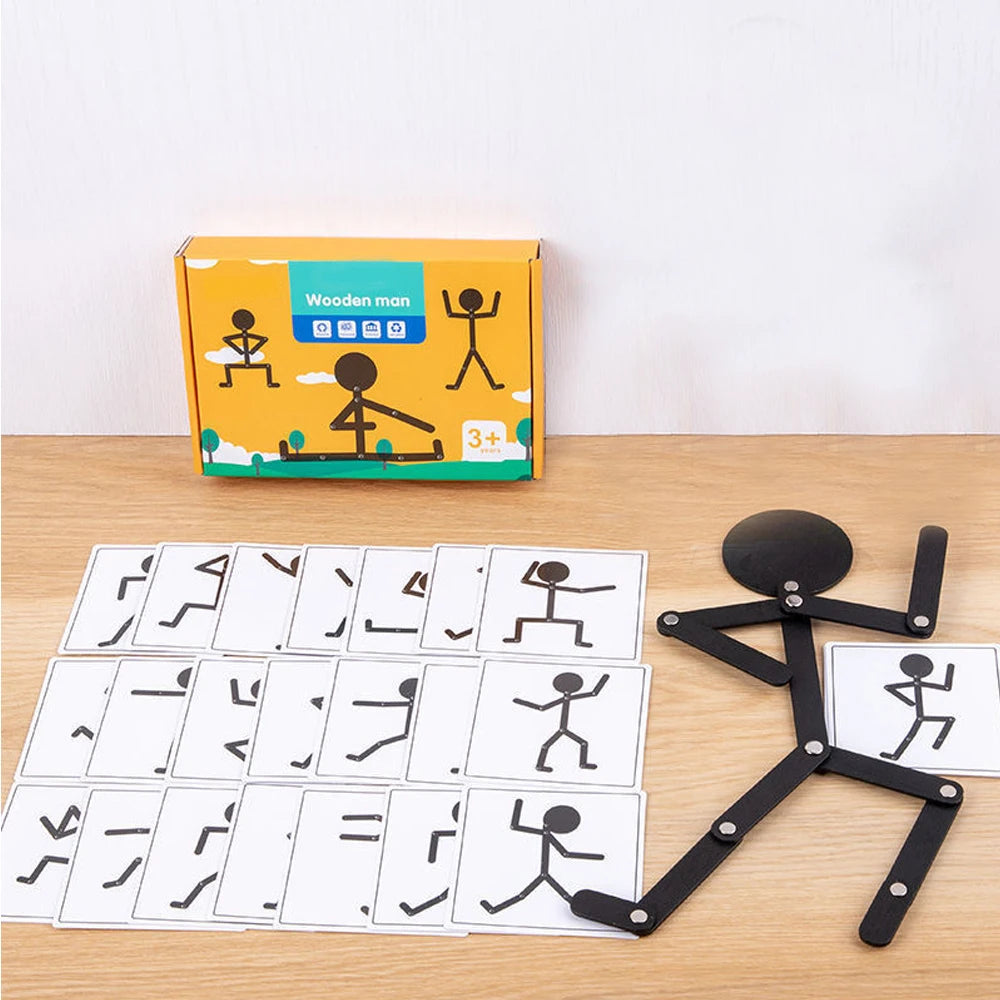 Montessori Material DIY Pussel Leksaker Brädor Pedagogiskt Spel Tidigt Lärande Leksak