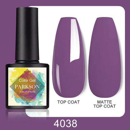 Parkson No Wipe Top Base Coat Nail Gel polish Design Enhancer Varnish Semi Permanent Soak Off UV LED Nail Art Tool