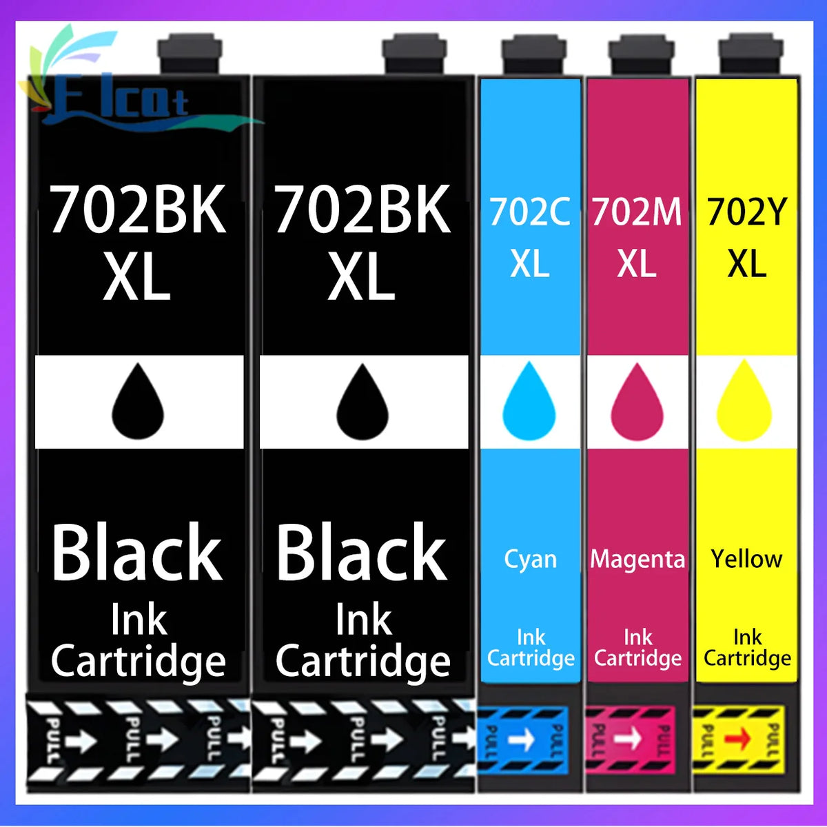 702 702XL T702 T702XL Bläckpatron för Epson
