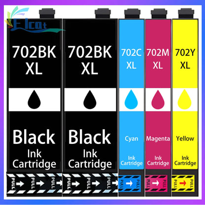 702 702XL T702 T702XL Bläckpatron för Epson