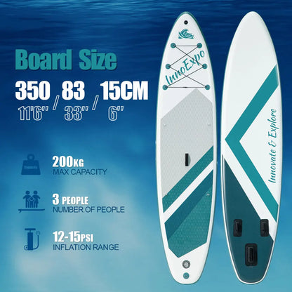 Uppblåsbart SUP-bräde InnoExpo med tillbehör – 320–350 cm