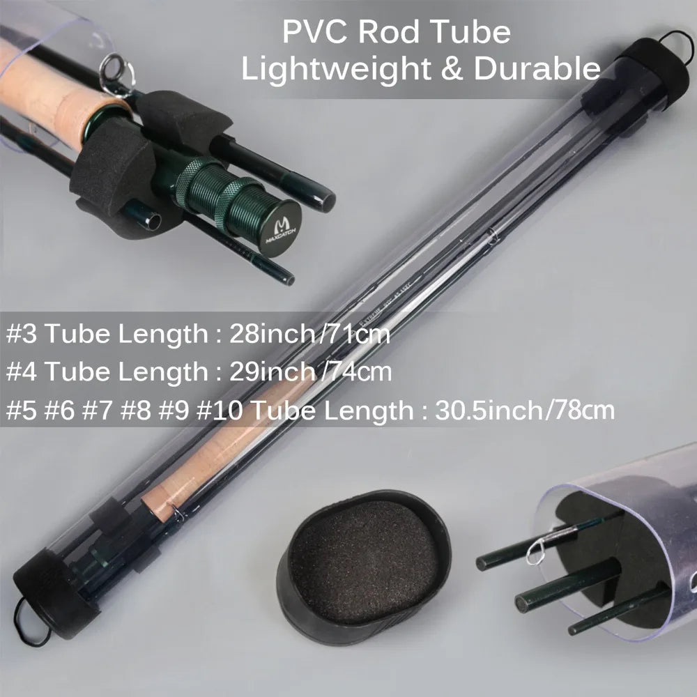 Maximumcatch 3-8WT Fly Fishing Rod And Reel Combo Set 8'6''/9' Medium-fast Fly Rod Pre-spooled Fly Reel & Line &Triangle Tube