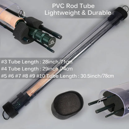 Maximumcatch 3-8WT Fly Fishing Rod And Reel Combo Set 8'6''/9' Medium-fast Fly Rod Pre-spooled Fly Reel & Line &Triangle Tube