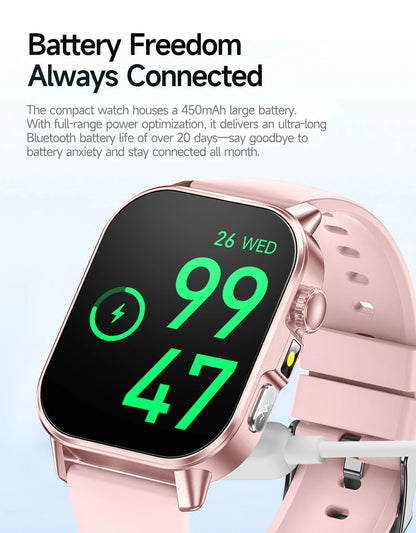 2026 ECG+PPG Daily Health Smart Watch Men Blood Fat Uric Acid Heart Rate Blood Oxygen Bluetooth Call Wellness Tracker Smartwatch