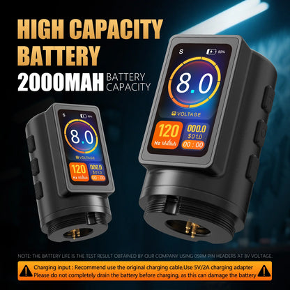 Ambition Ninja Pro+ Wireless Tattoo Machine Billing Battery Professional Rotary Pen Strong Coreless Motor 2000mAh for Artister