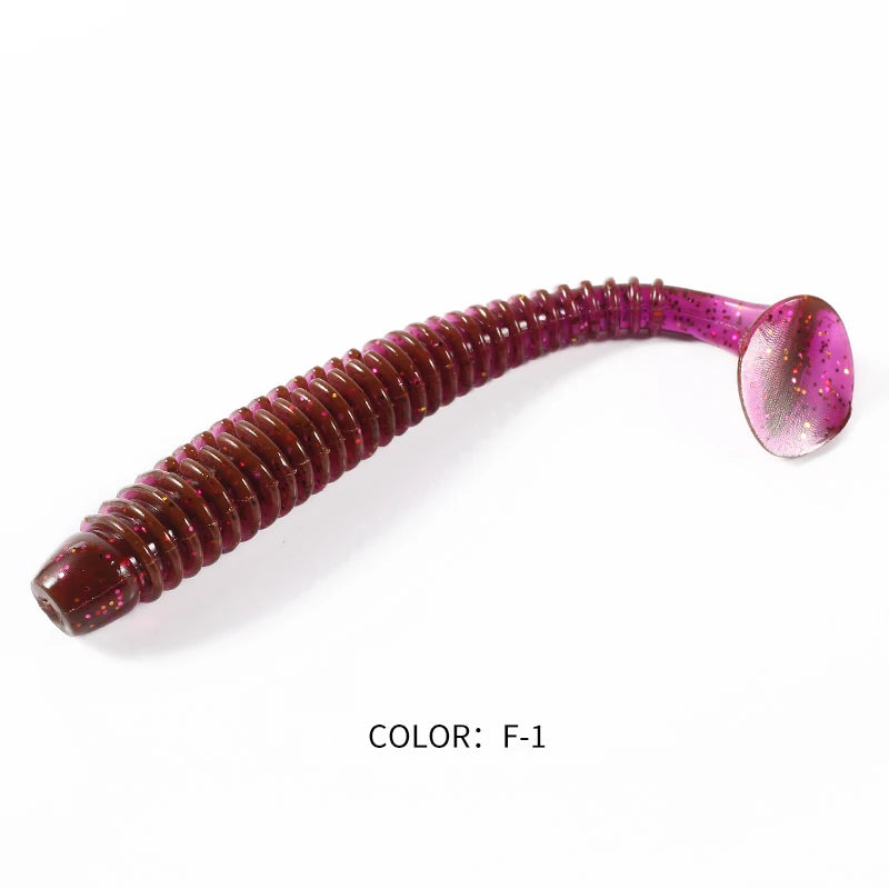 Supercontinent Impact Ring Shad Fishing Lure Soft 63mm 80mm 97mm Plastics Baits Swimbait Jigging Lure Artificial Baits