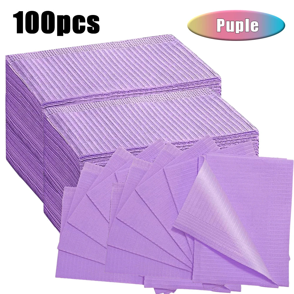 100/50/5pcs Disposable Waterproof Tattoo Clean Pad Wipes Dental Piercing Bibs Waterproof Sheets Paper Tattoo Accessories