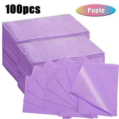 100/50/5pcs Disposable Waterproof Tattoo Clean Pad Wipes Dental Piercing Bibs Waterproof Sheets Paper Tattoo Accessories