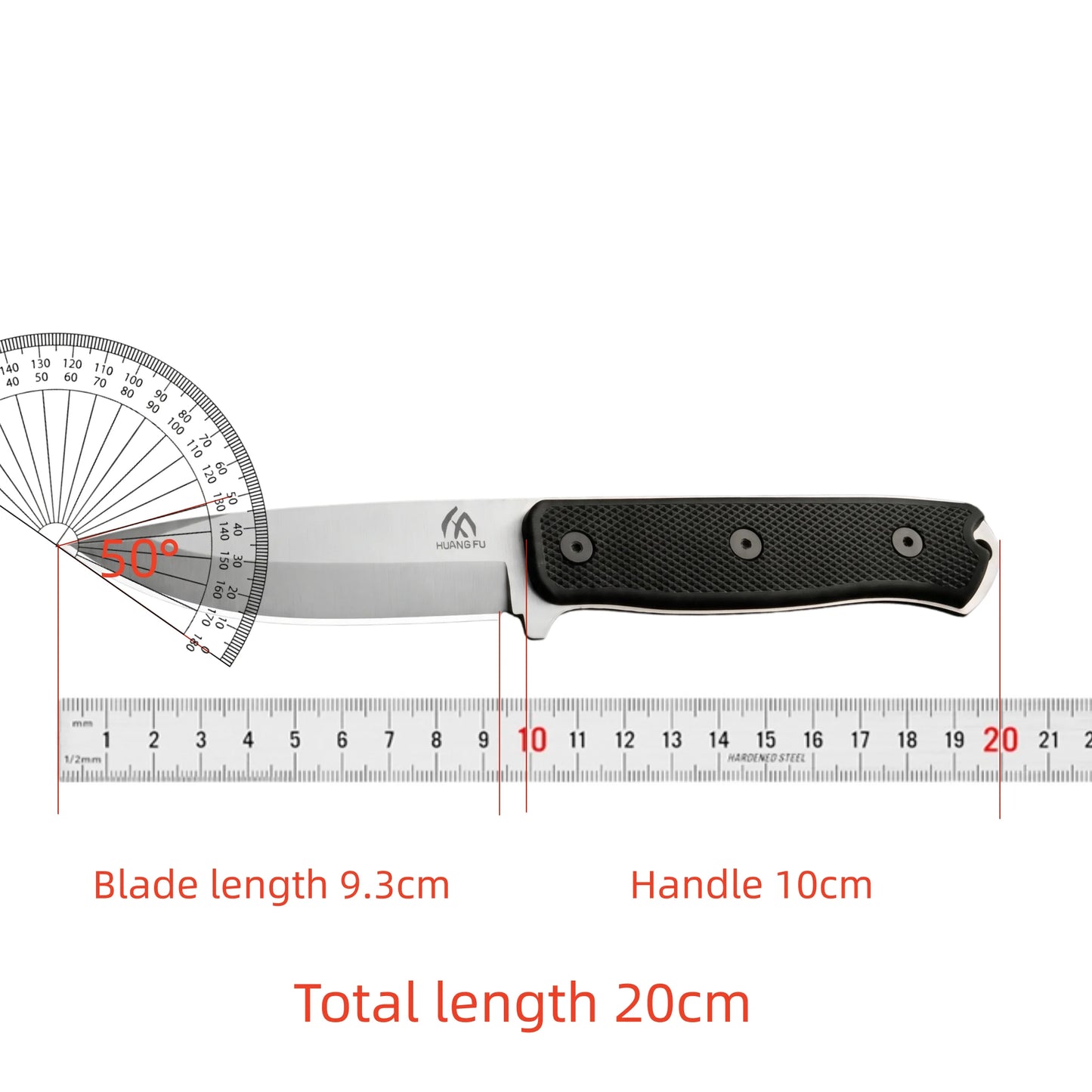High-Quality Steel Outdoor Knife, Lightweight and Easy to Store, Portable Multi-Purpose Knife for Hiking, Camping, Gardening, an
