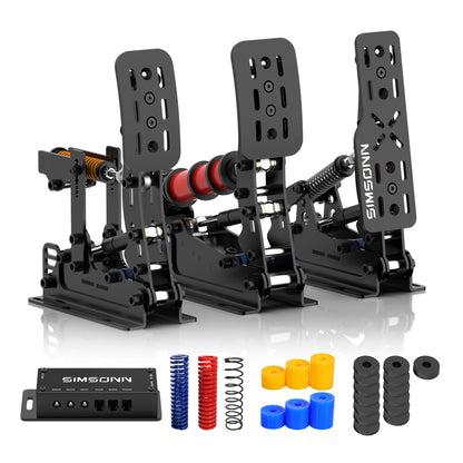 SIMSONN Plus X Sim Racing Simulator Pedal PC Simracing Pedals Support VAM Series Vibration Motor Driving Game Accessories