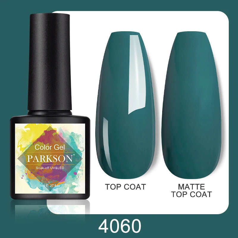 Parkson No Wipe Top Base Coat Nail Gel polish Design Enhancer Varnish Semi Permanent Soak Off UV LED Nail Art Tool