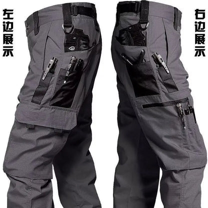 New Tactical Work Pants Men Outdoor Cargo Trousers Multi-pocket Waterproof Pant Autumn Spring Outdoor Workwear Hiking Trousers