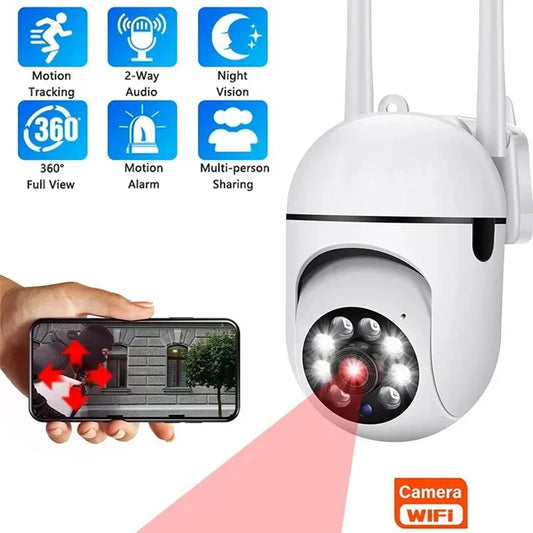 3MP WiFi Hemkamera med PTZ och mörkerseende