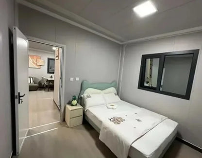 Expanderbart containerhus modulärt prefabricerat