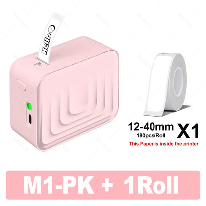 Marklife M1 Trådlös Bluetooth Termisk Etikettskrivare – Bläckfri Mini Portabel App-styrd 12–15mm Hem Kontor 2026
