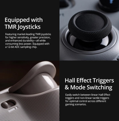 8BitDo Pro 3 Bluetooth Game Controller Wireless Gamepad with TMR Joysticks for NS Nintendo Switch 2, PC Windows, ANDROID, iOS