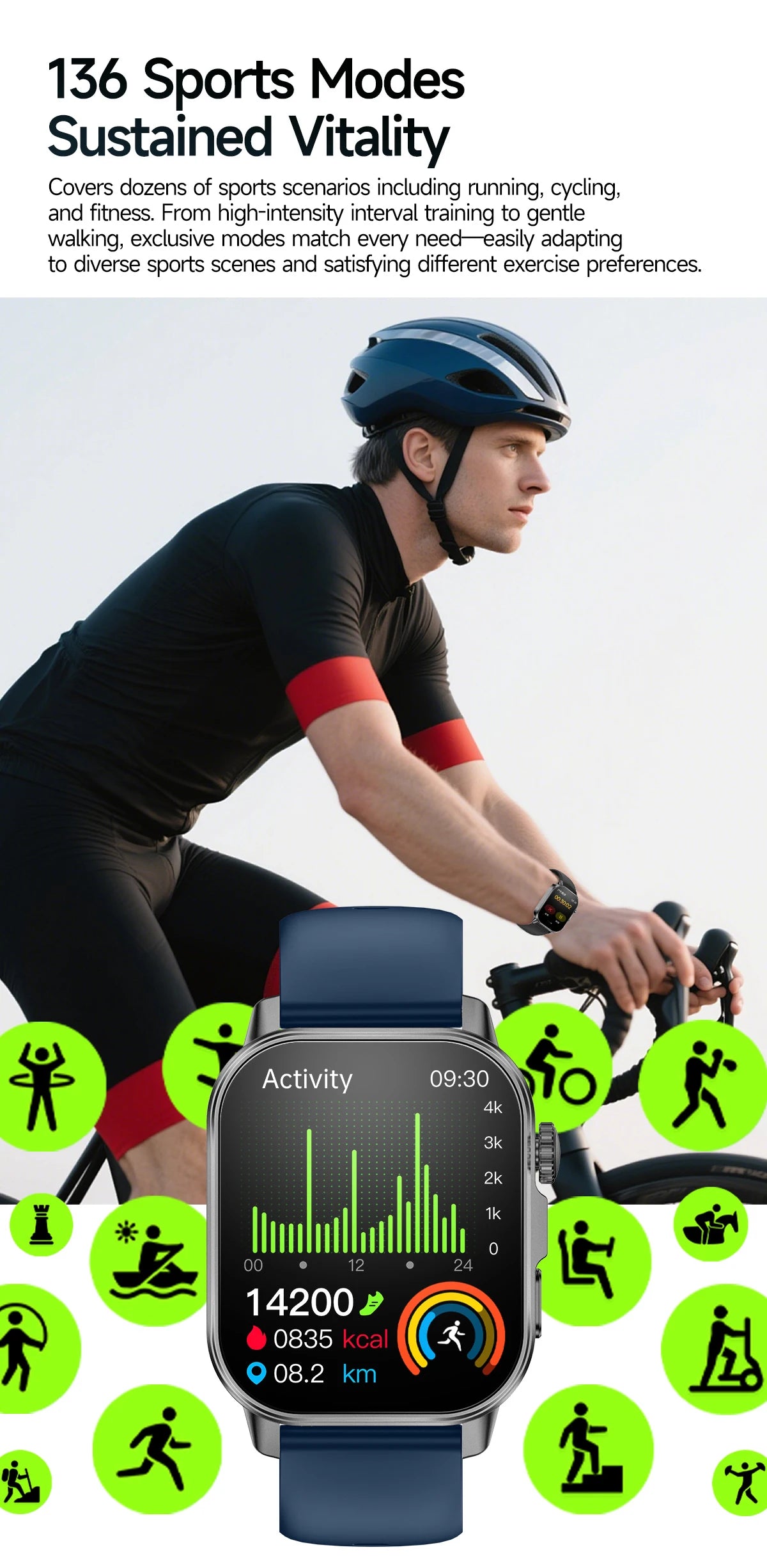 Nursing Grade New ECG+PPG Healthy Diagnose Smart Watch Men Body Analysis Blood Pressure Lipid Uric Acid NFC Health Tracker Watc