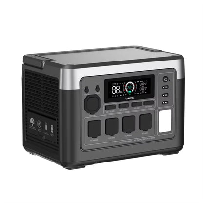 OUKITEL P1000 PLUS 1800W Portable Power Station 1024Wh Lifepo4 Battery Solar Generator, Home Backup Outdoor Camping Mobile Power