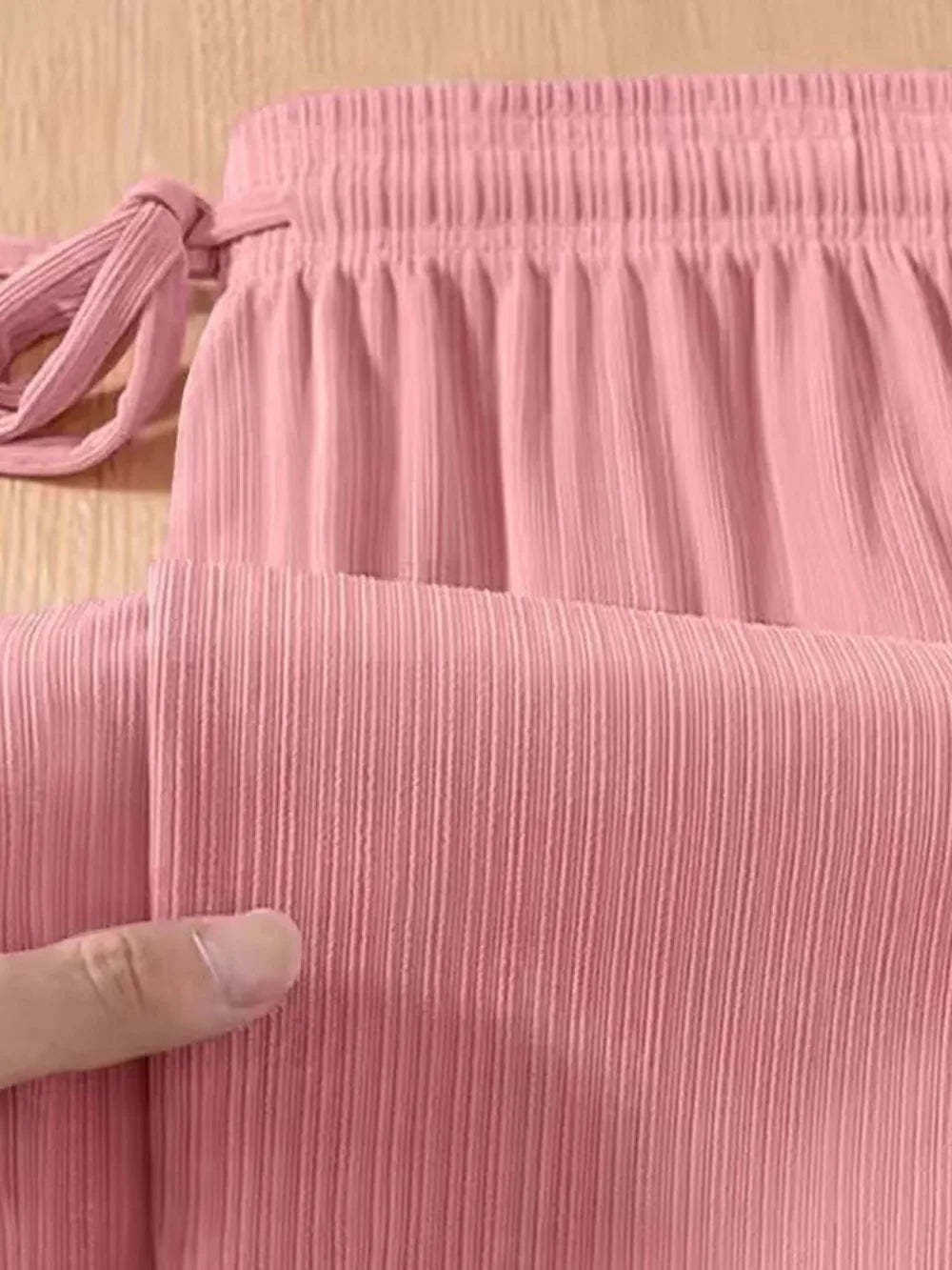 Dam Vida Byxor med Elastisk Midja – Lös Passform i Andningsbart Tyg, 3 Färger, M–XL